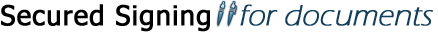 Secured Signing digital signature cloud based online signing solution