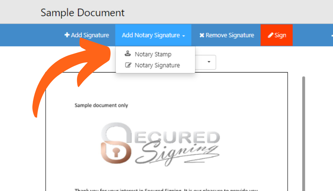 Notary Seal - Process
