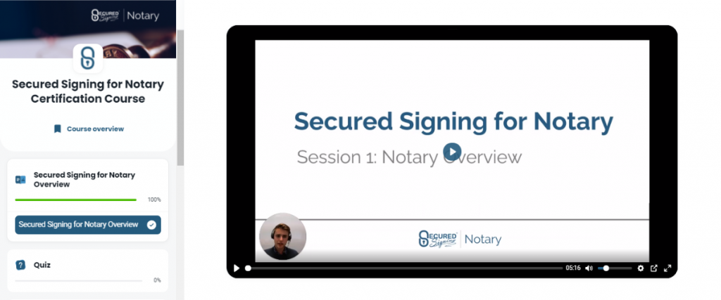 Notary Certification Course - Training