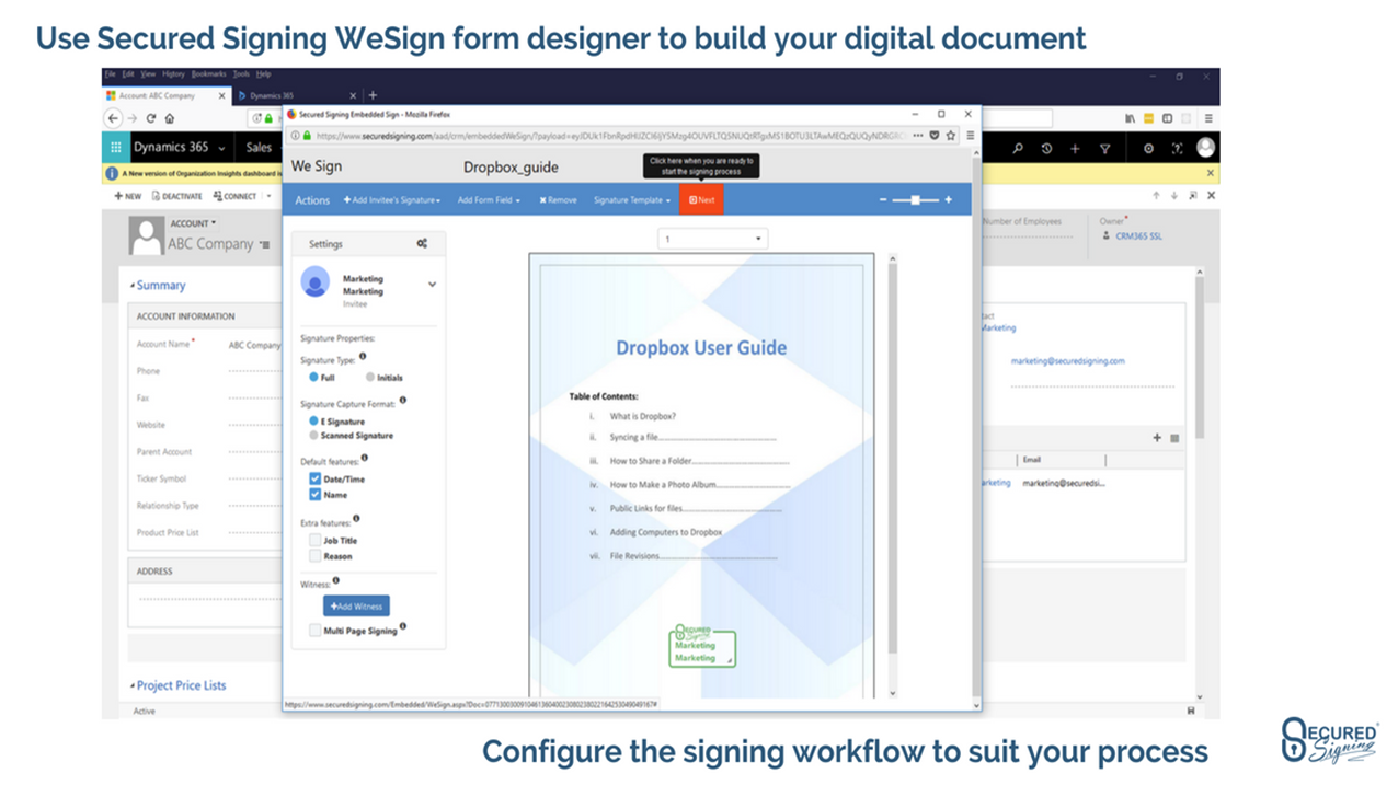 Digital Signing For Microsoft Dynamics 365 Secured Signing Digital Signing For Microsoft Dynamics 365 Secured Signing