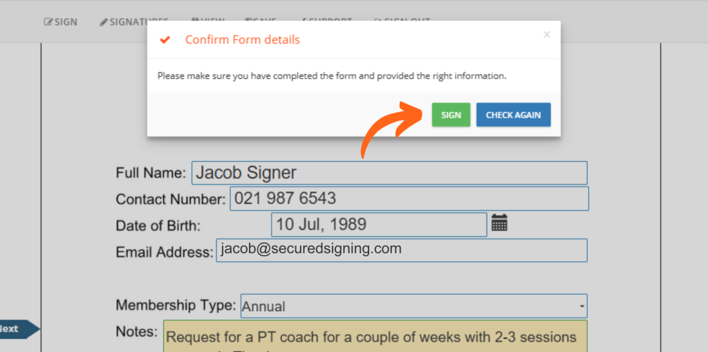 Fill and Sign - Sign Document