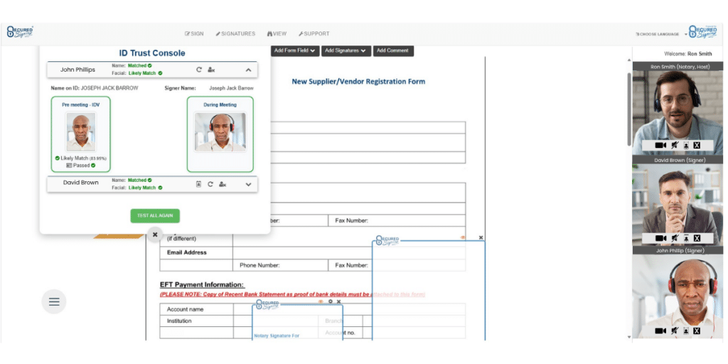 ID Trust console 2.2