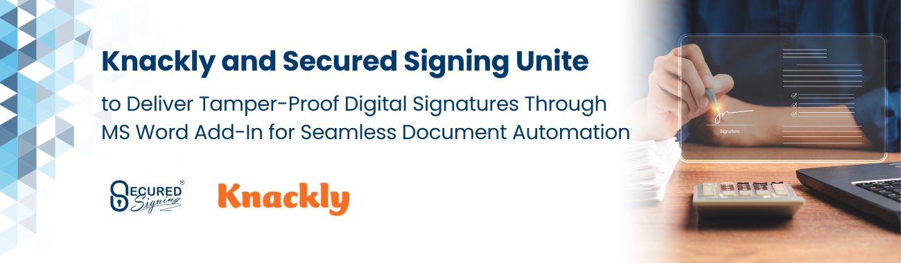 Knackly and Secured Signing Unite header