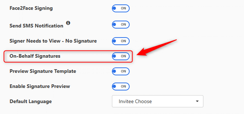 On-Behalf Signatures