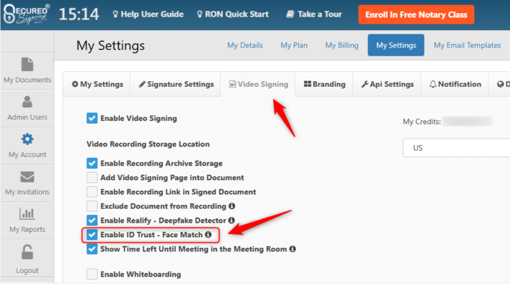 Enable ID Trust – Face Match