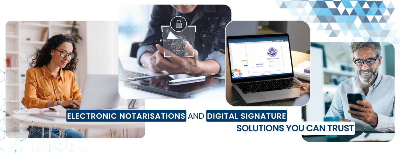 Secured Signing new homepage eNotarisation image