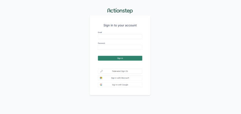 Connect Secured Signing to Actionstep