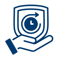 tamper-proof sealing knackly icon